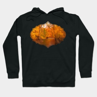 New England Autumn in the Woods Hoodie